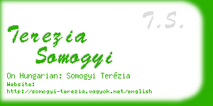 terezia somogyi business card