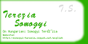 terezia somogyi business card